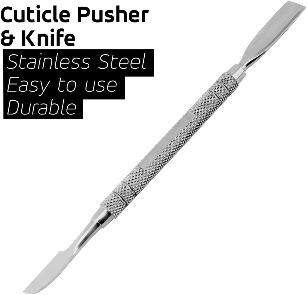 Maxbell Stainless Steel 2 Ended Cuticle Pusher Manicure Nail Polish Trimmer  Remover, क्यूटिकल पुशर - Aladdin Shoppers, New Delhi | ID: 2851624560797